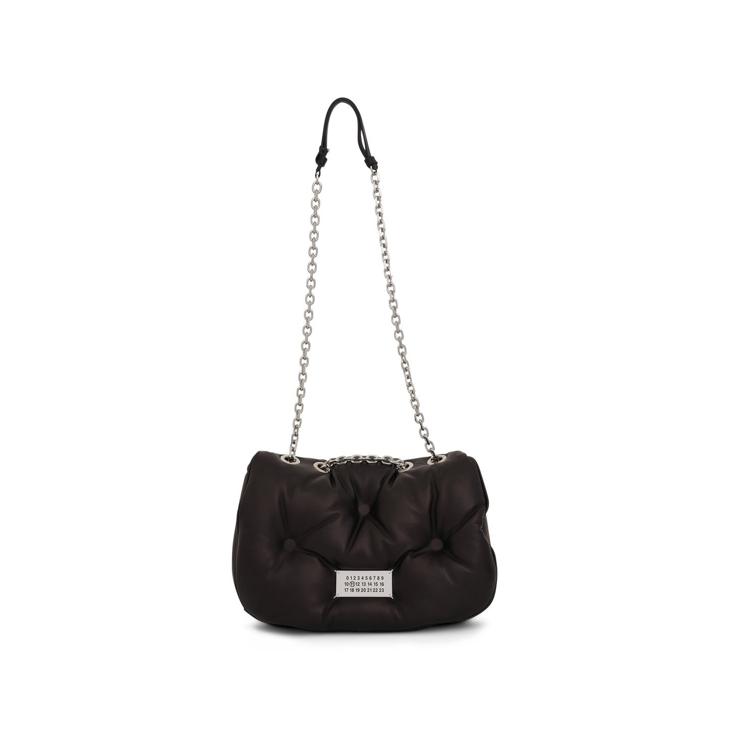 Medium Glam Slam Flap Bag in Black