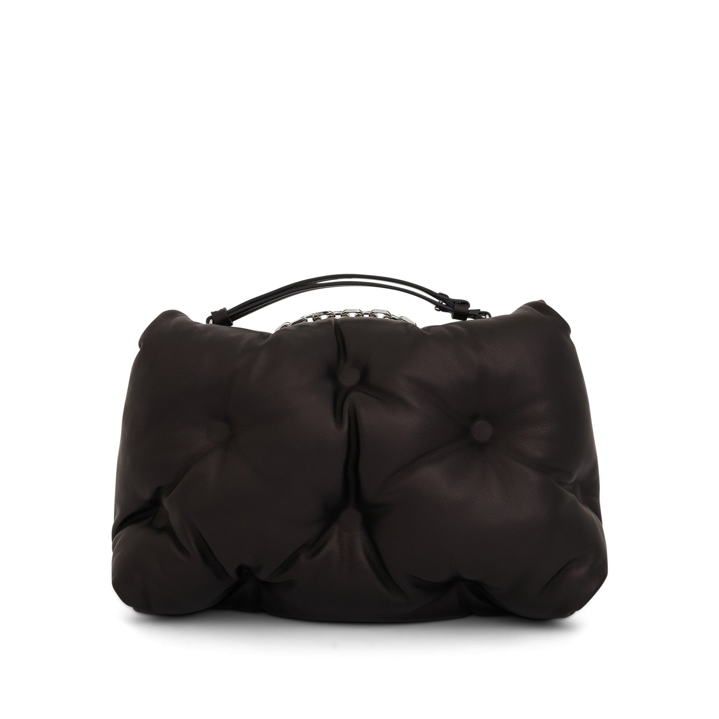 Medium Glam Slam Flap Bag in Black