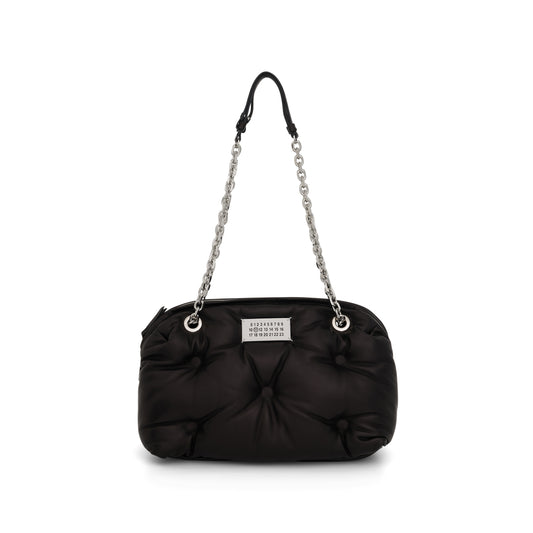 Glam Slam Flap Mini Shoulder Bag in Black