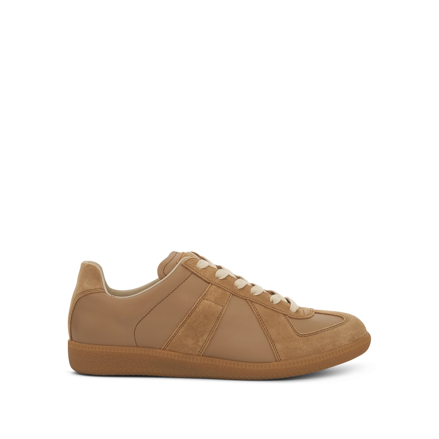 Replica Leather Sneakers in Chamois