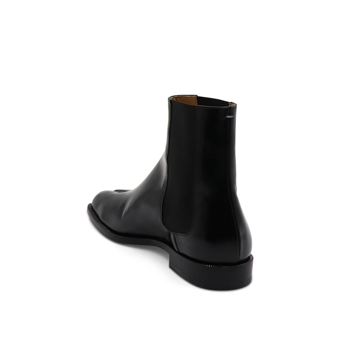 Tabi Toe Ankle Boots in Black
