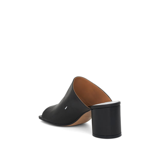 Classic Leather Mule in Black