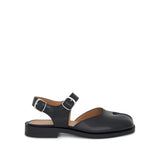 Tabi Strap Sandals in Black Side View | MAISON MARGIELA