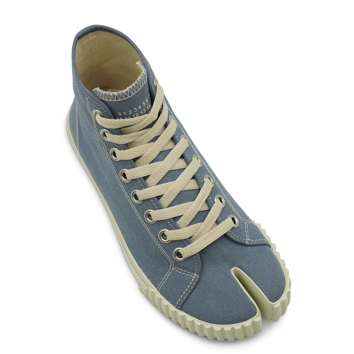Canvas High Top Sneaker in Blue