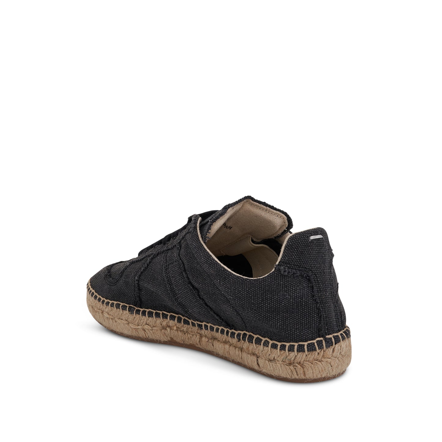 Replica Espadrille Sneaker in Black