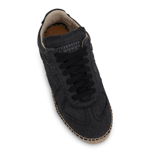 Replica Espadrille Sneaker in Black