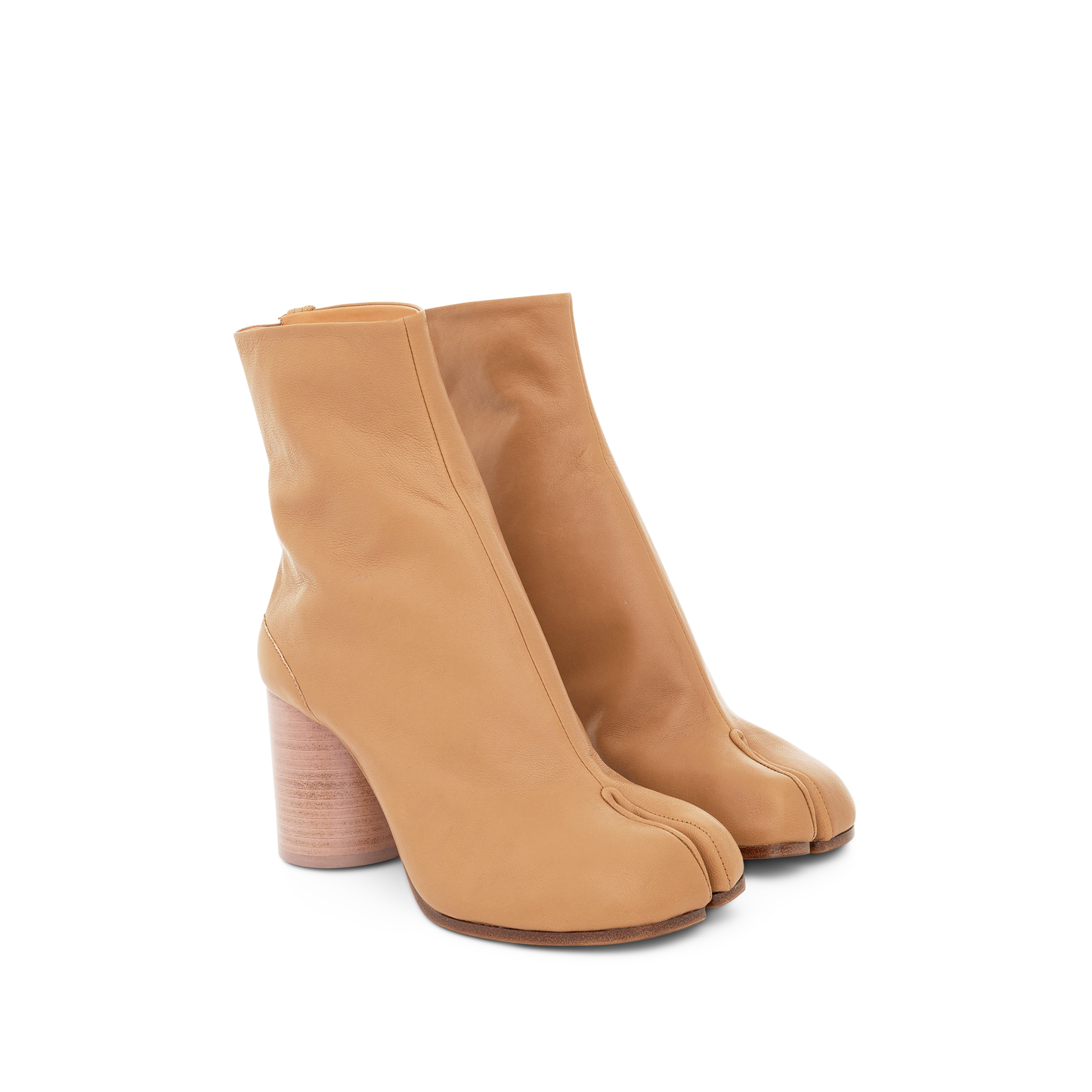 Tabi Ankle 8cm Boots in Nude