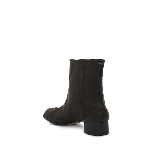 Tabi Ankle Boots 3cm Heel in Black