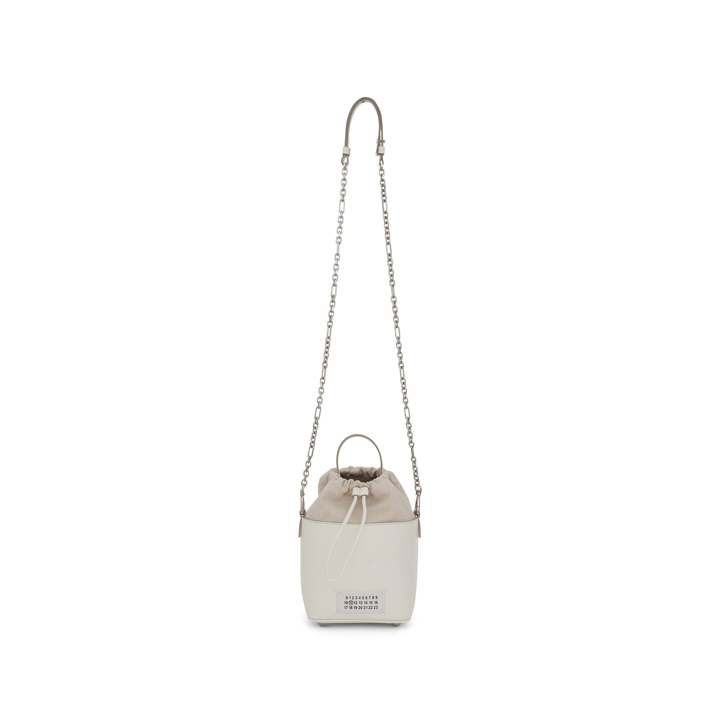 Small 5AC Bucket Bag in White