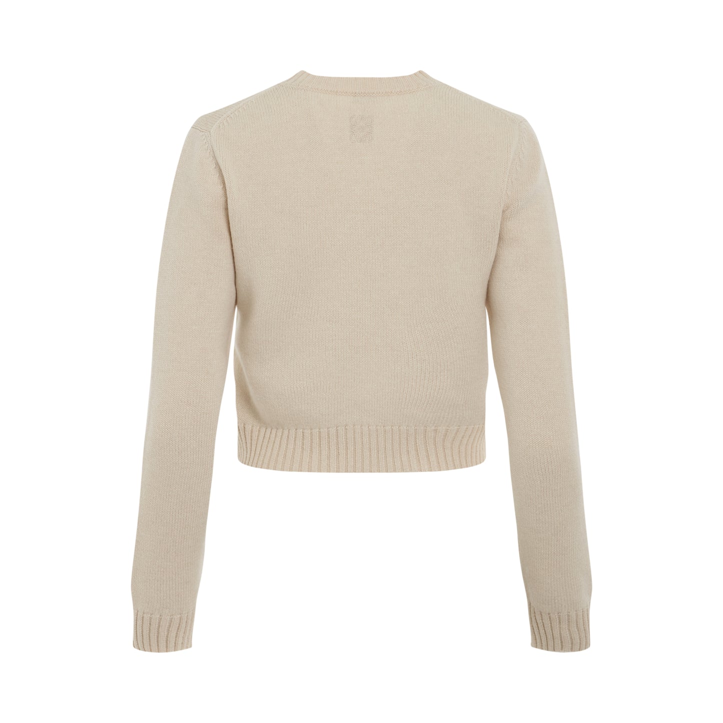 Deer Cropped Sweater in Ecrru