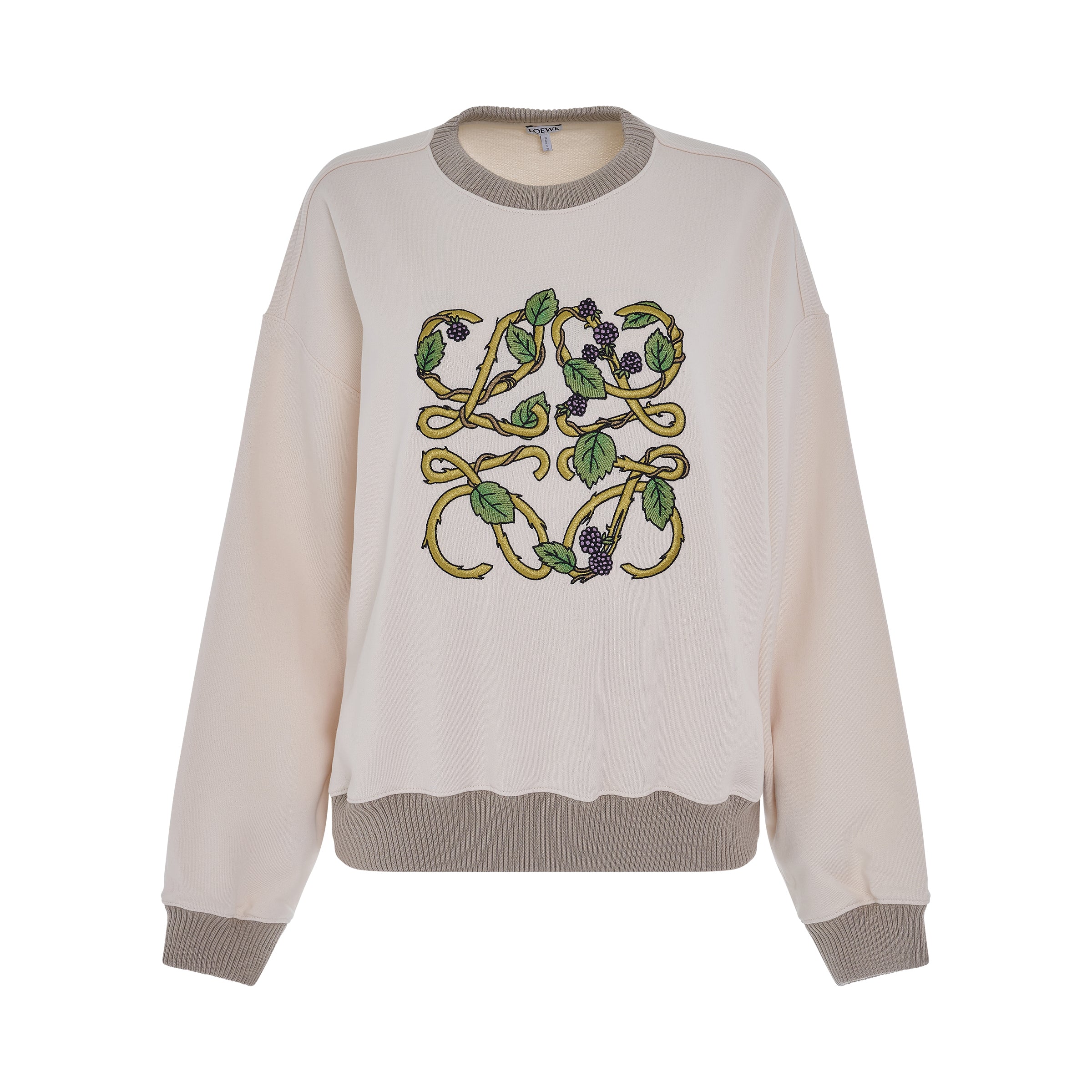 Herbarium Anagram Sweatshirt in Ecru