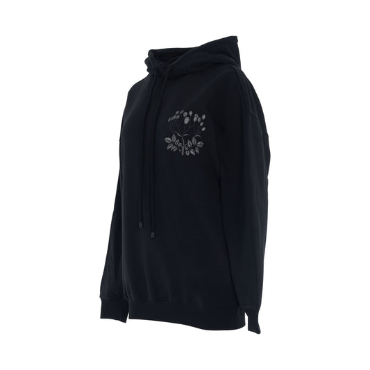 Herbarium Logo Hoodie in Black