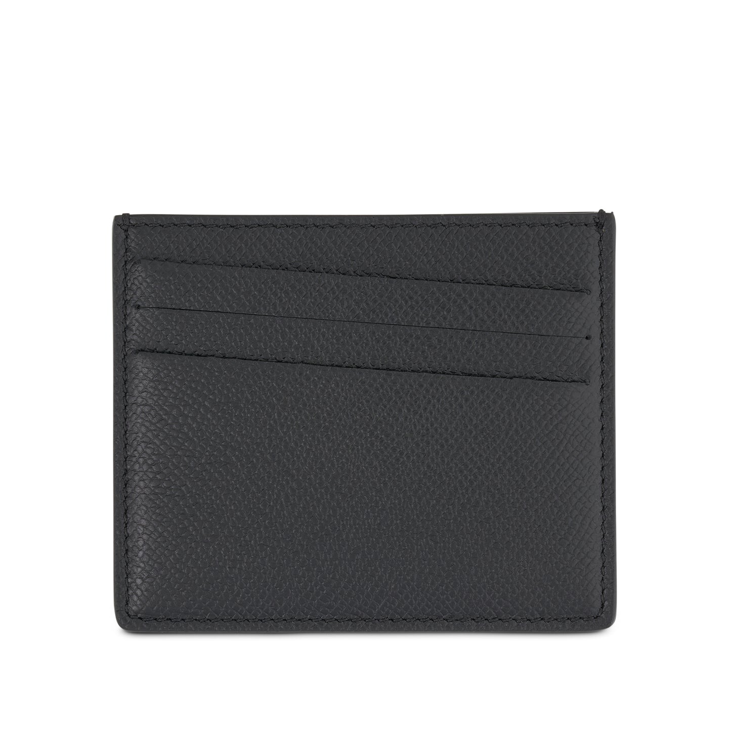 Four Stitch Logo 6CC Card Holder in Black