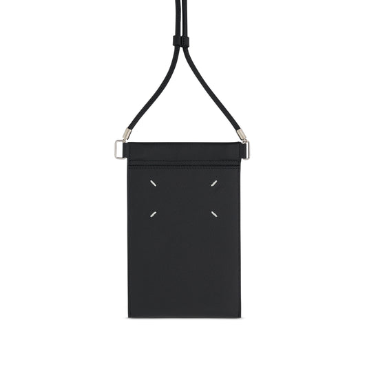 Phone Neck Pouch in Black