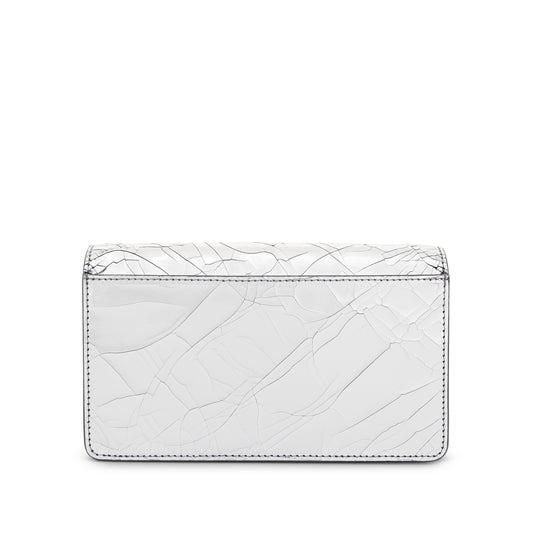 Four Stitches Wallet in Silver/Grey