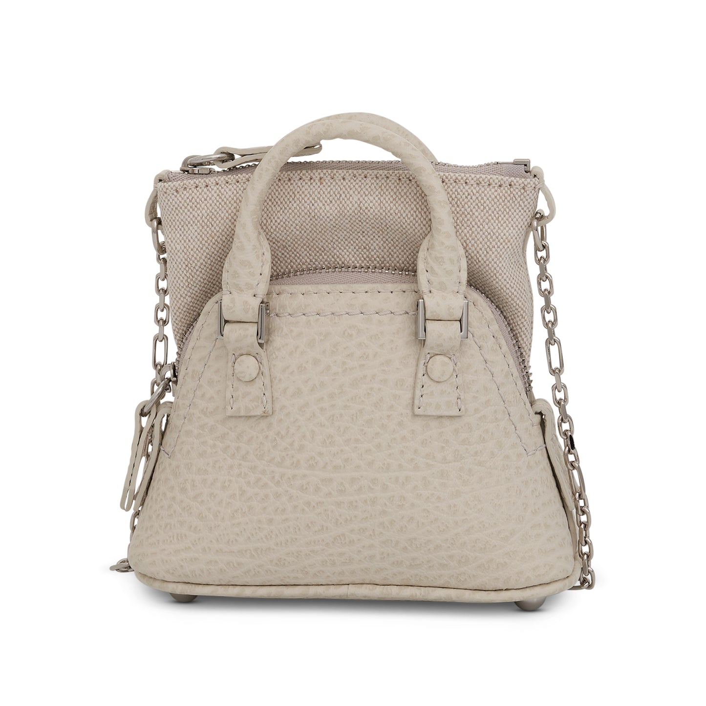 Baby 5AC Leather Bag in Grey