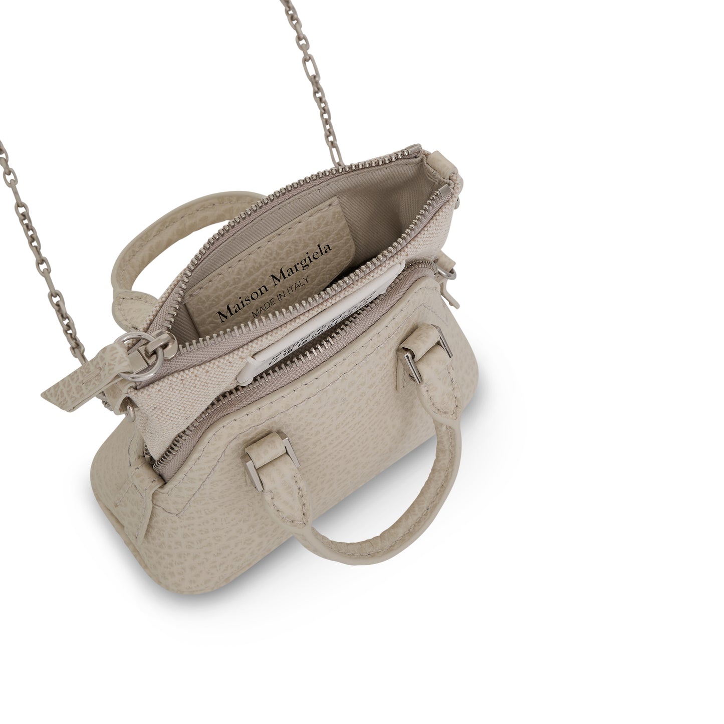 Baby 5AC Leather Bag in Grey