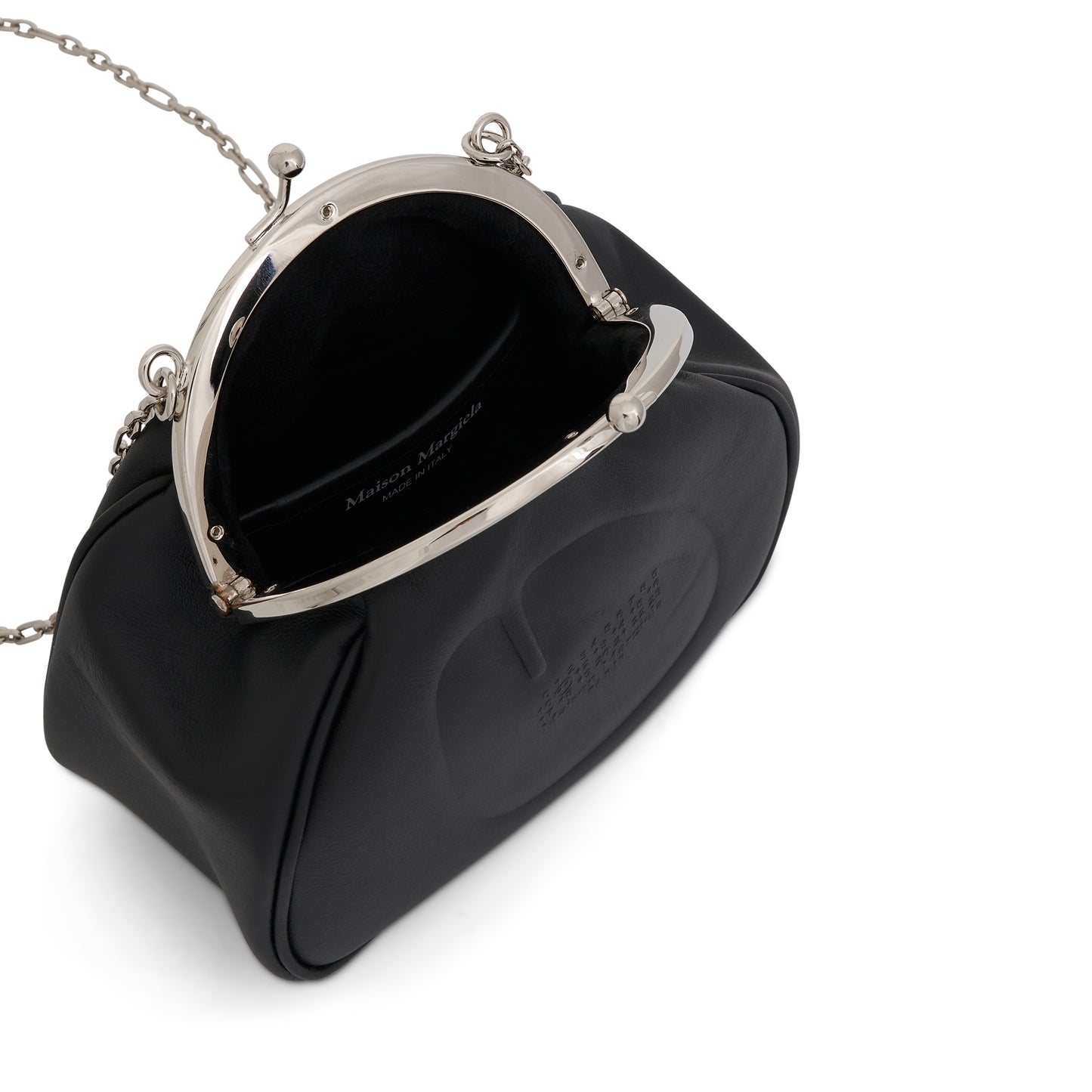 Tabi Frame Leather Bag in Black