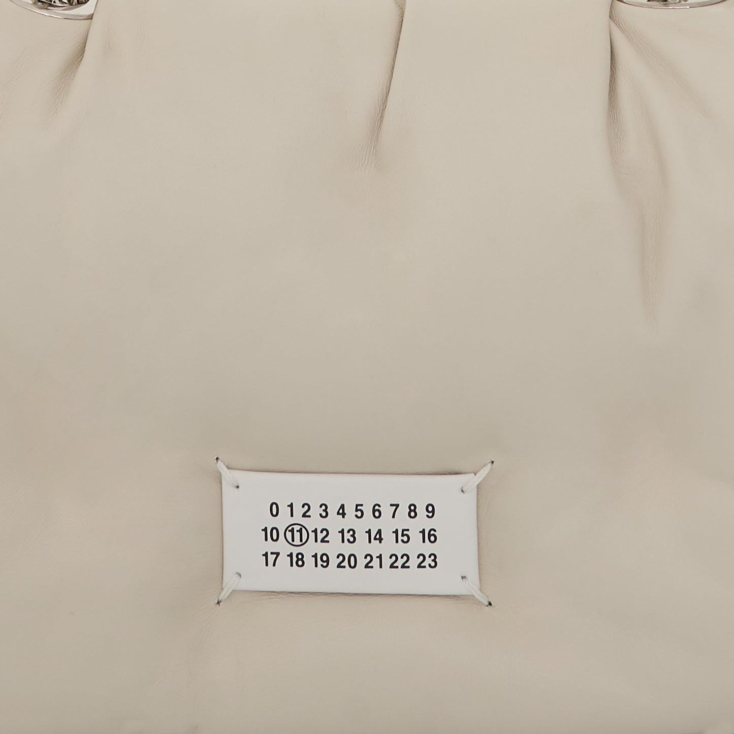 Leather Shoulder Bag in Grey