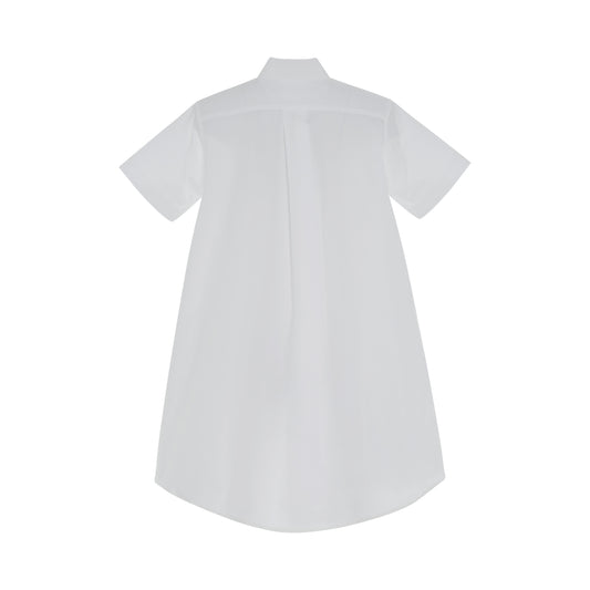 Cotton Poplin Shirt in White