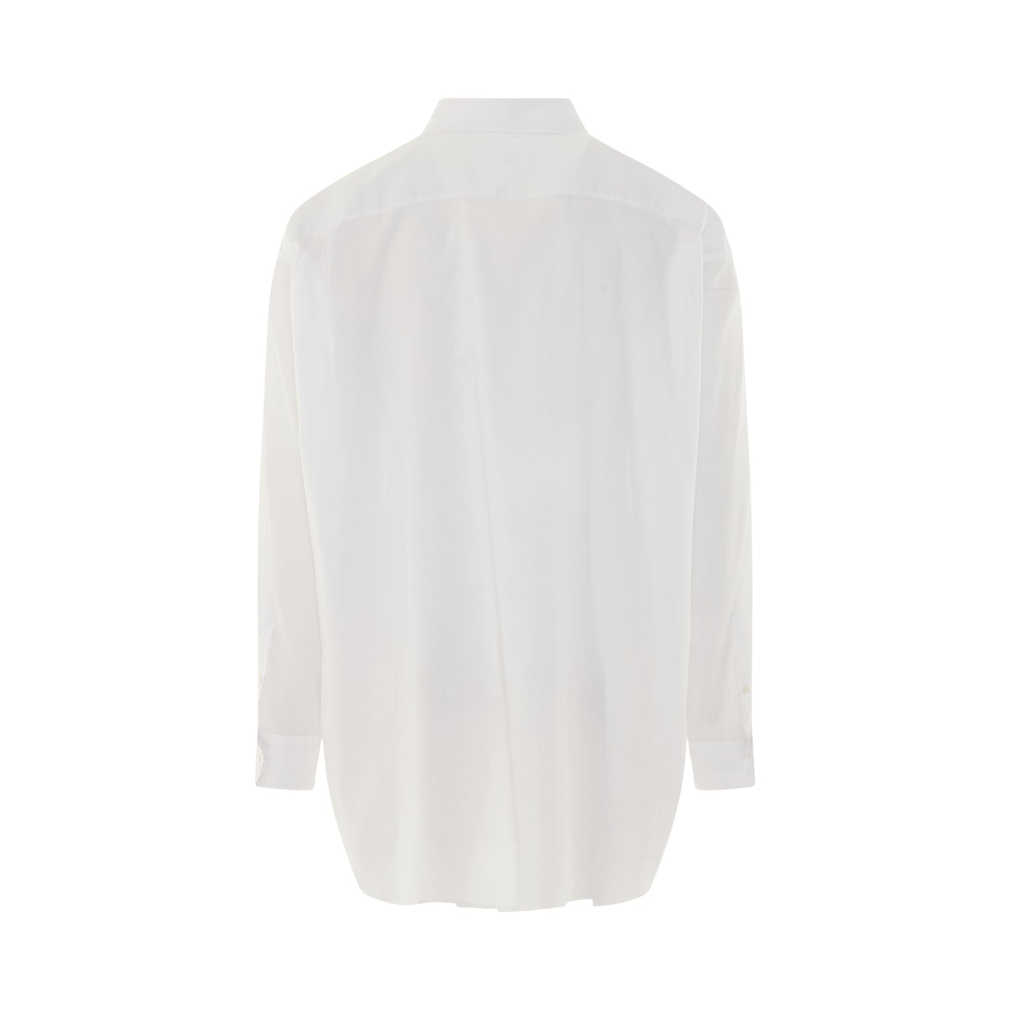 Oversize Long Sleeve Shirt in White