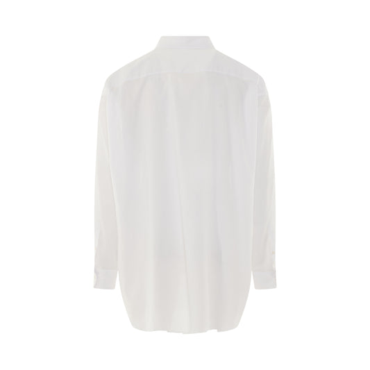 Oversize Long Sleeve Shirt in White