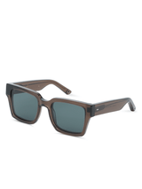 Sixteen Crystal Grey Sunglass with Grey Flash Lens