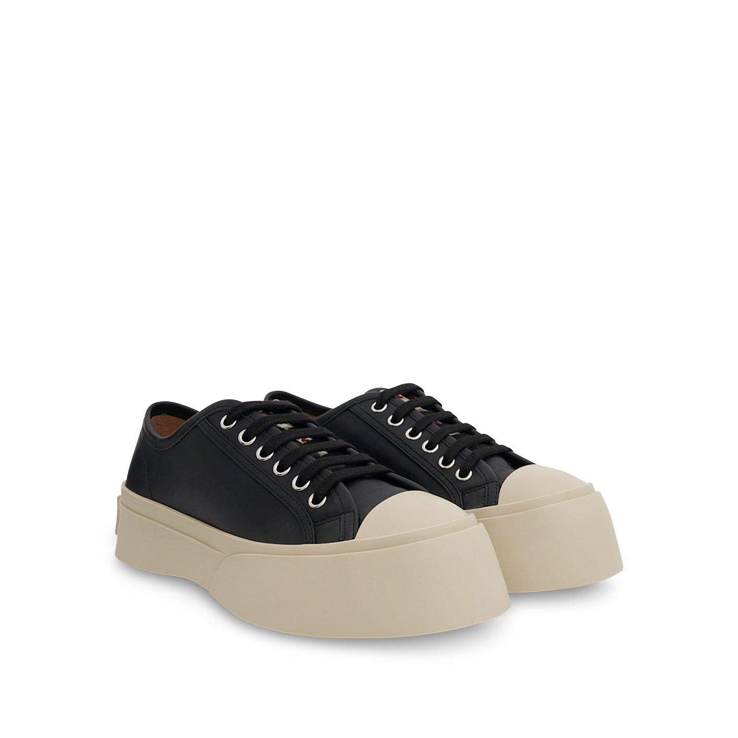 Pablo Lace Up Sneaker in Black