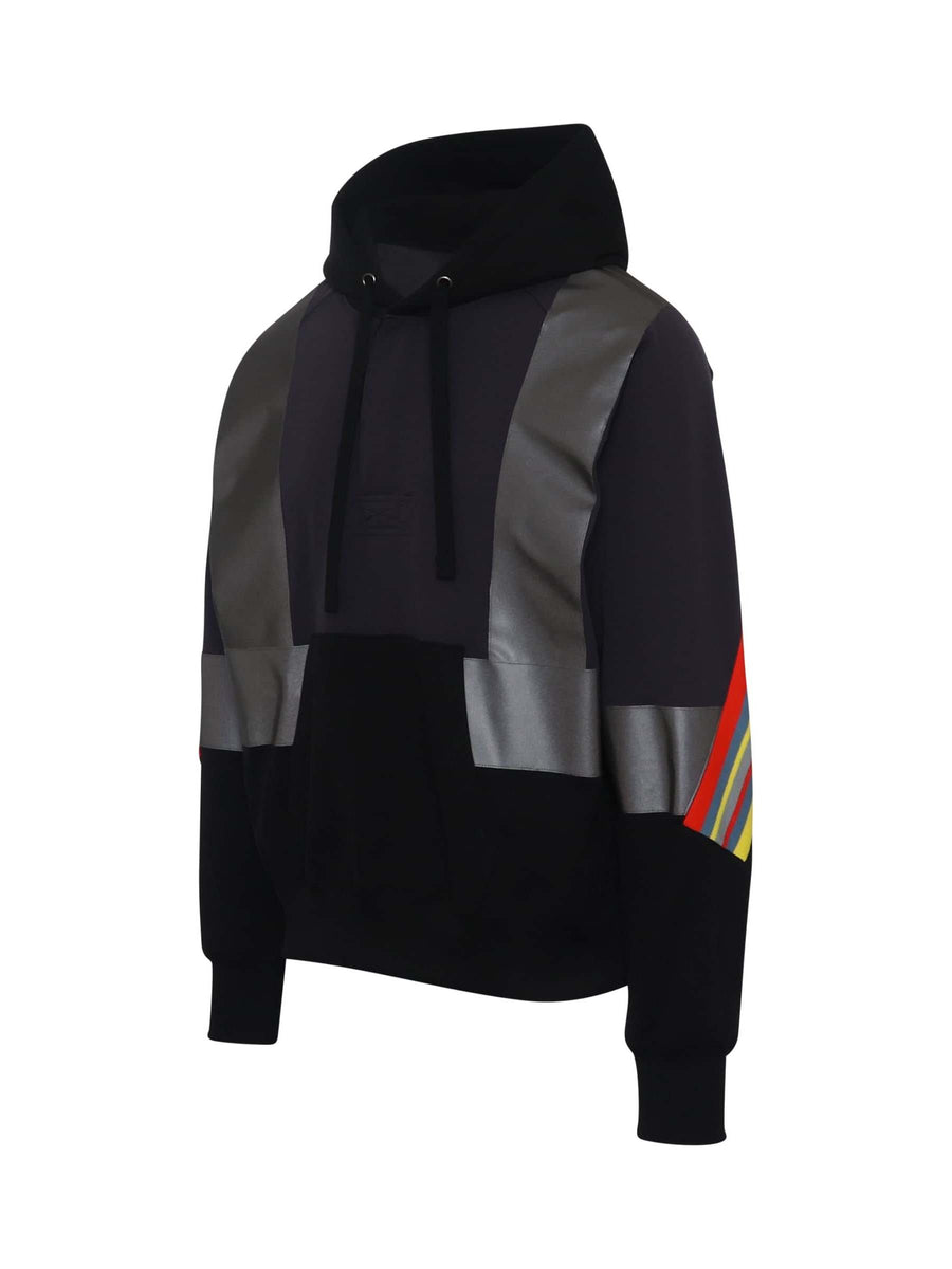 Fireman Rib Hoodie in Black