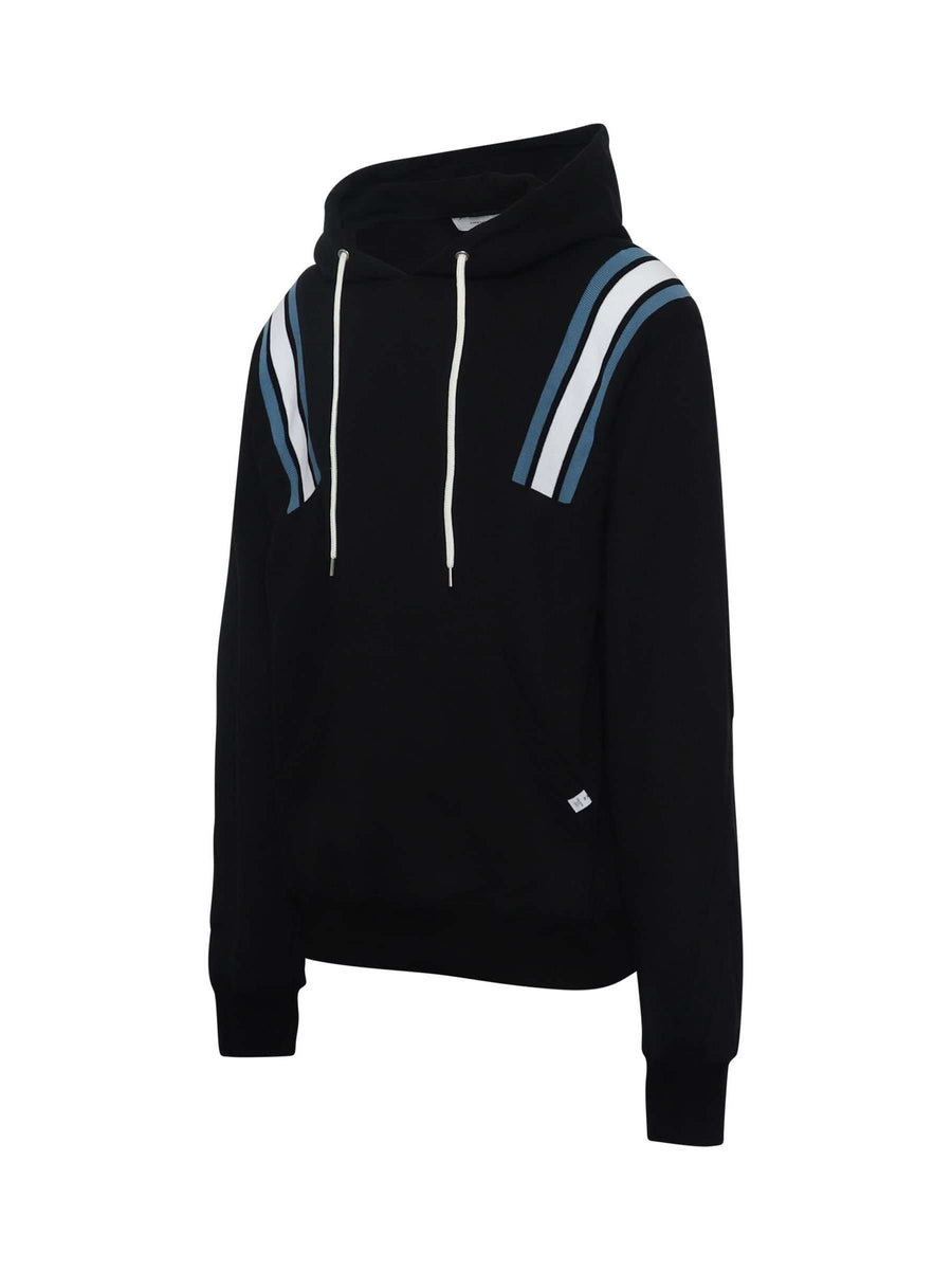 Rib XXL Hoodie in Black