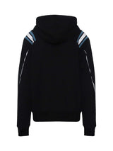 Rib XXL Hoodie in Black