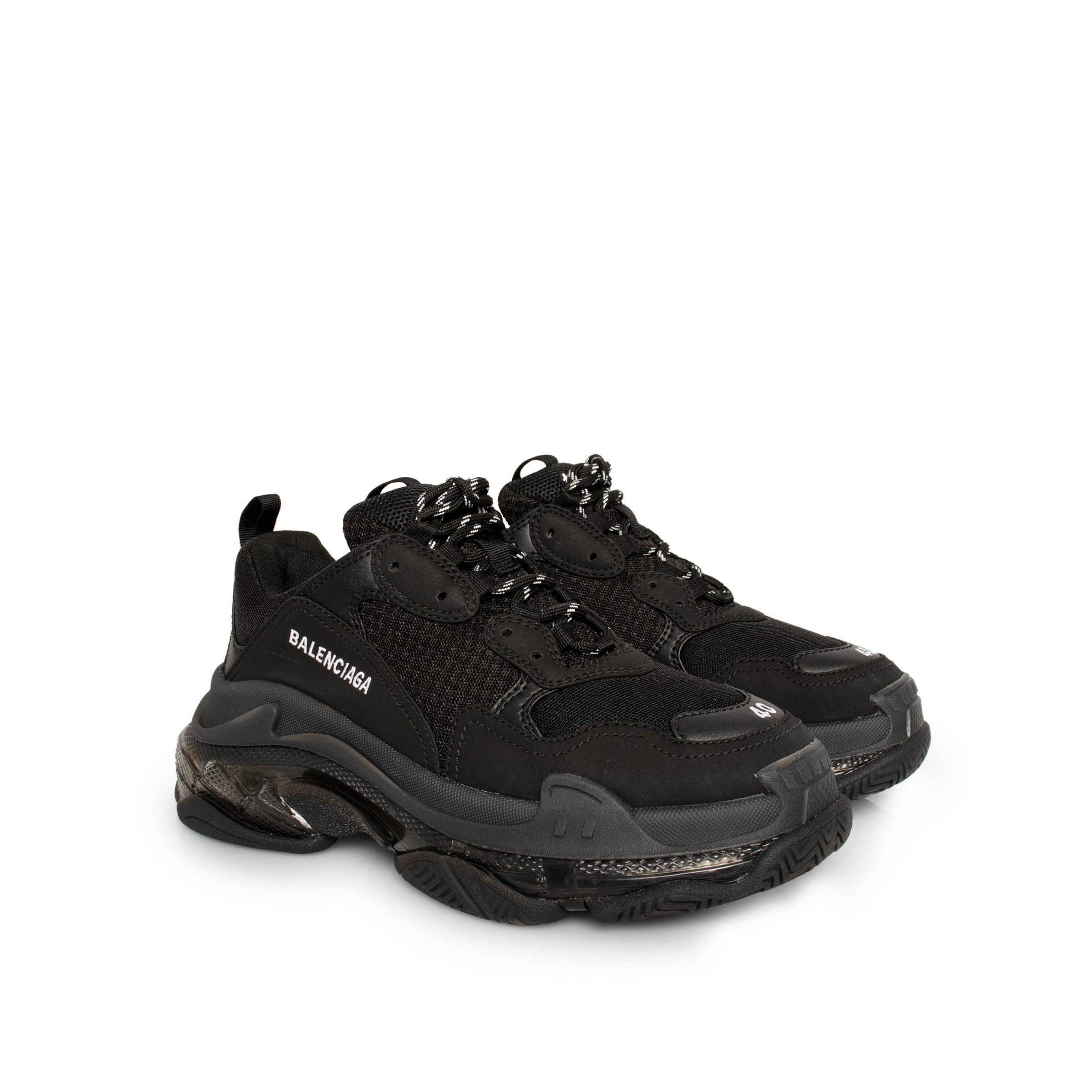 Balenciaga triple s black 44 discount