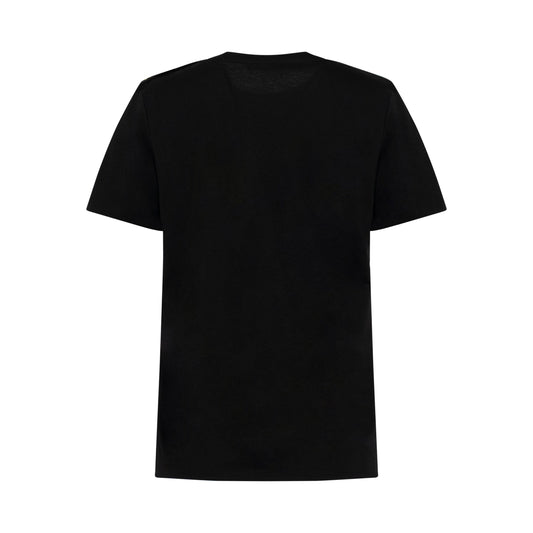 Logo Metallic T-Shirt in Black