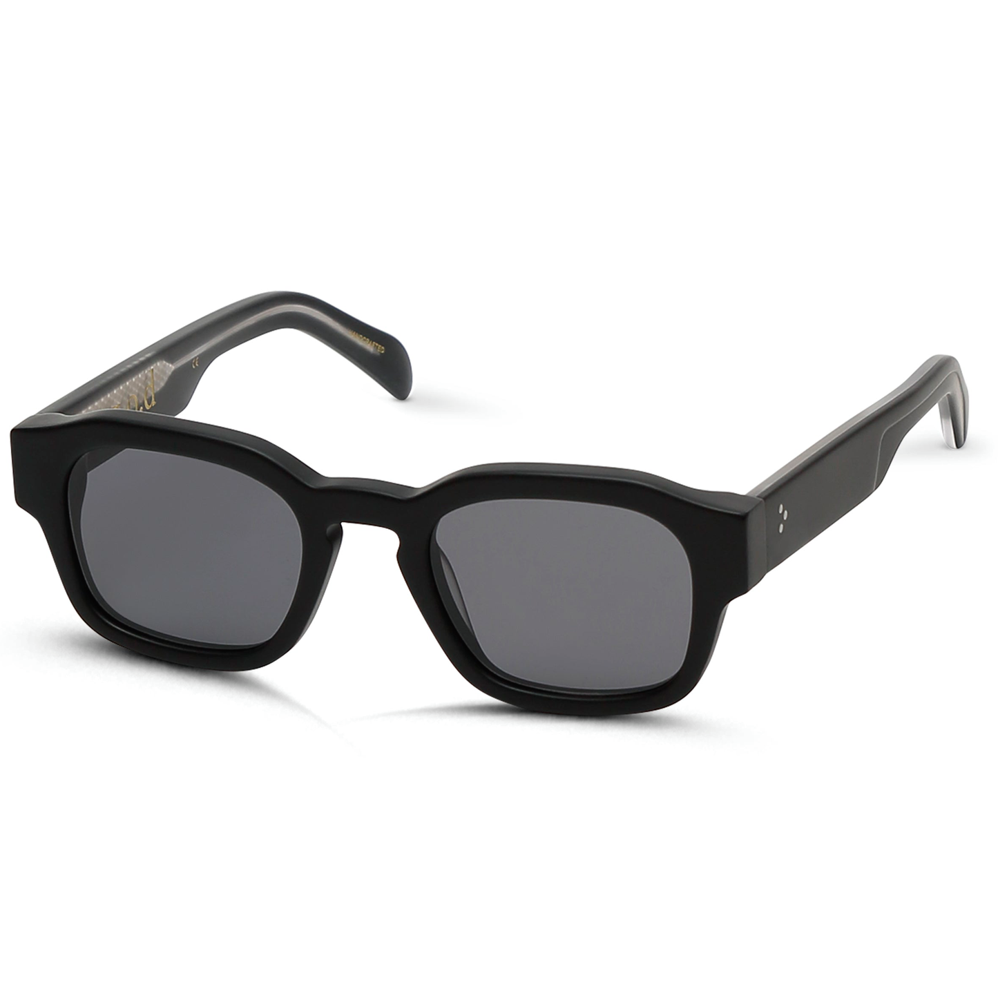 Thirty II Matte Black Sunglass with Grey Lens
