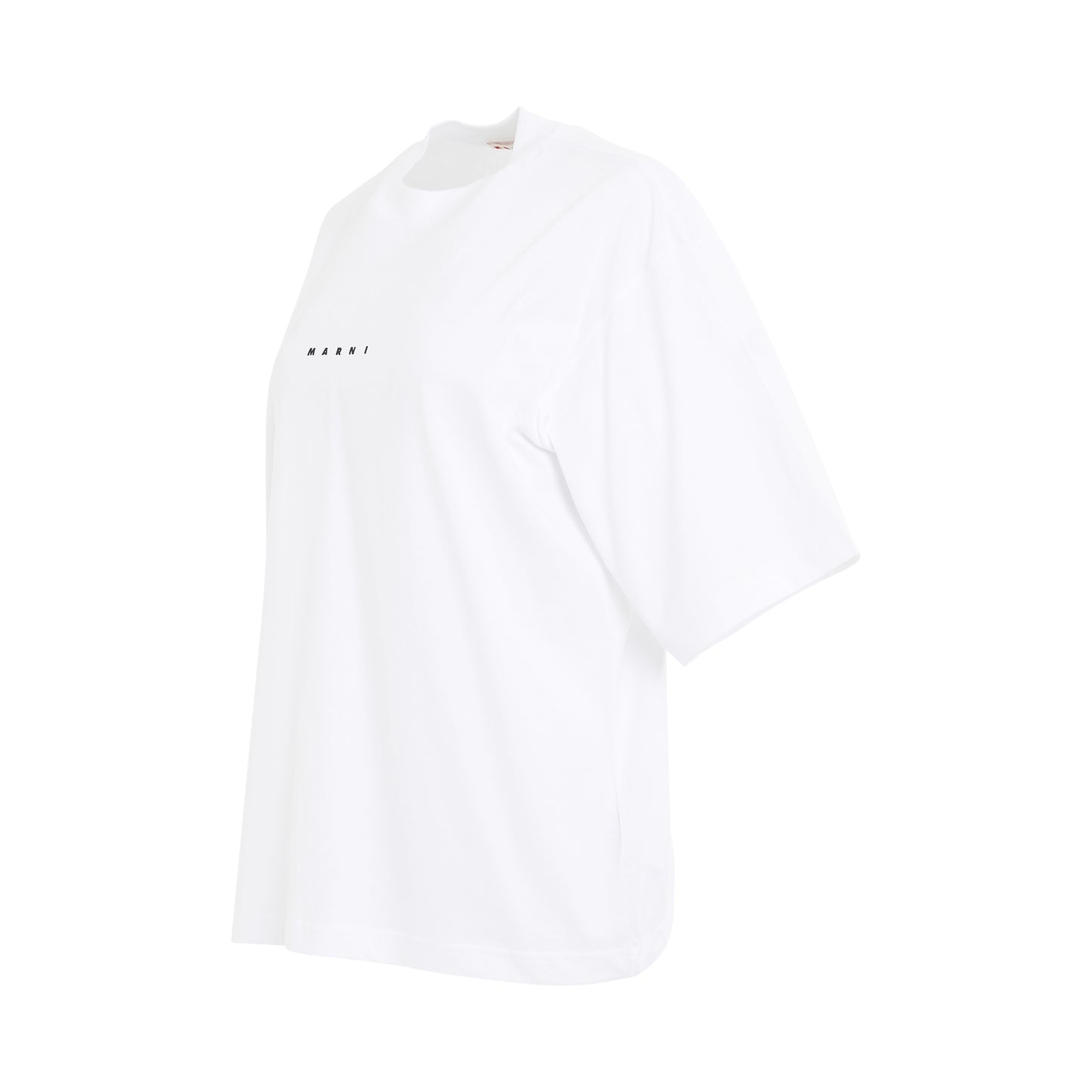 Logo Cotton Jersey T-Shirt in Lily White