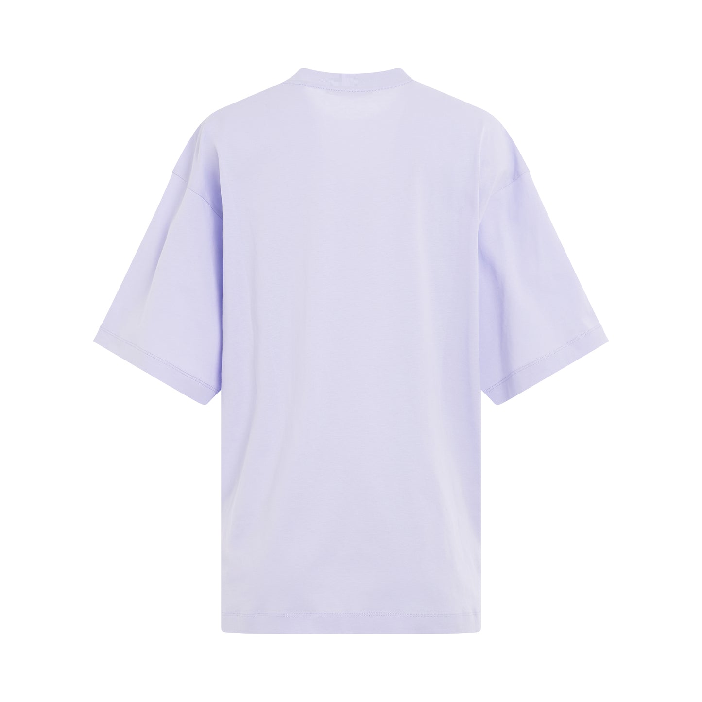 Brushed Logo Print T-Shirt in Thistle