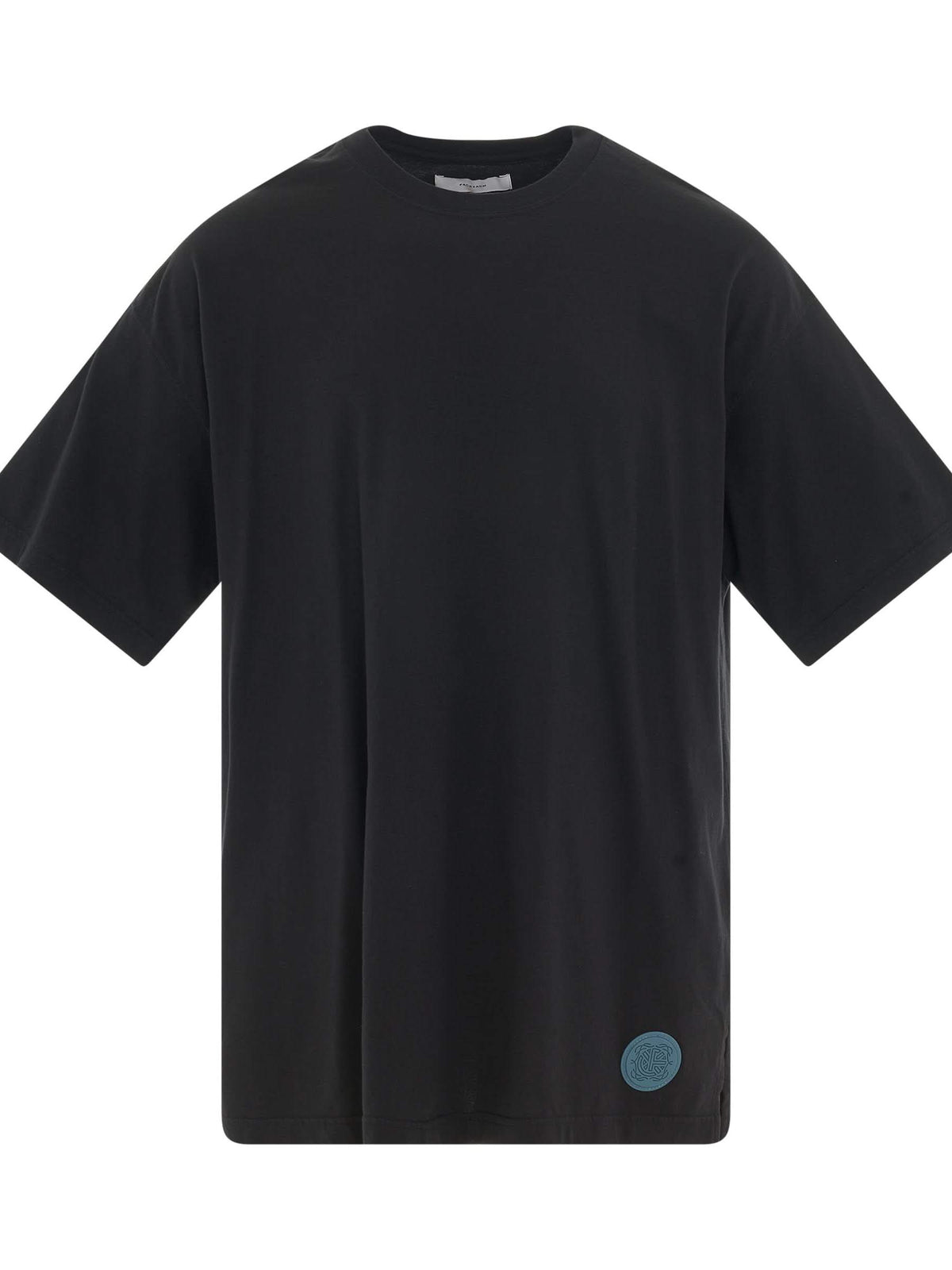 ブラックのリブビッグTシャツ