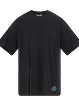 ブラックのリブビッグTシャツ