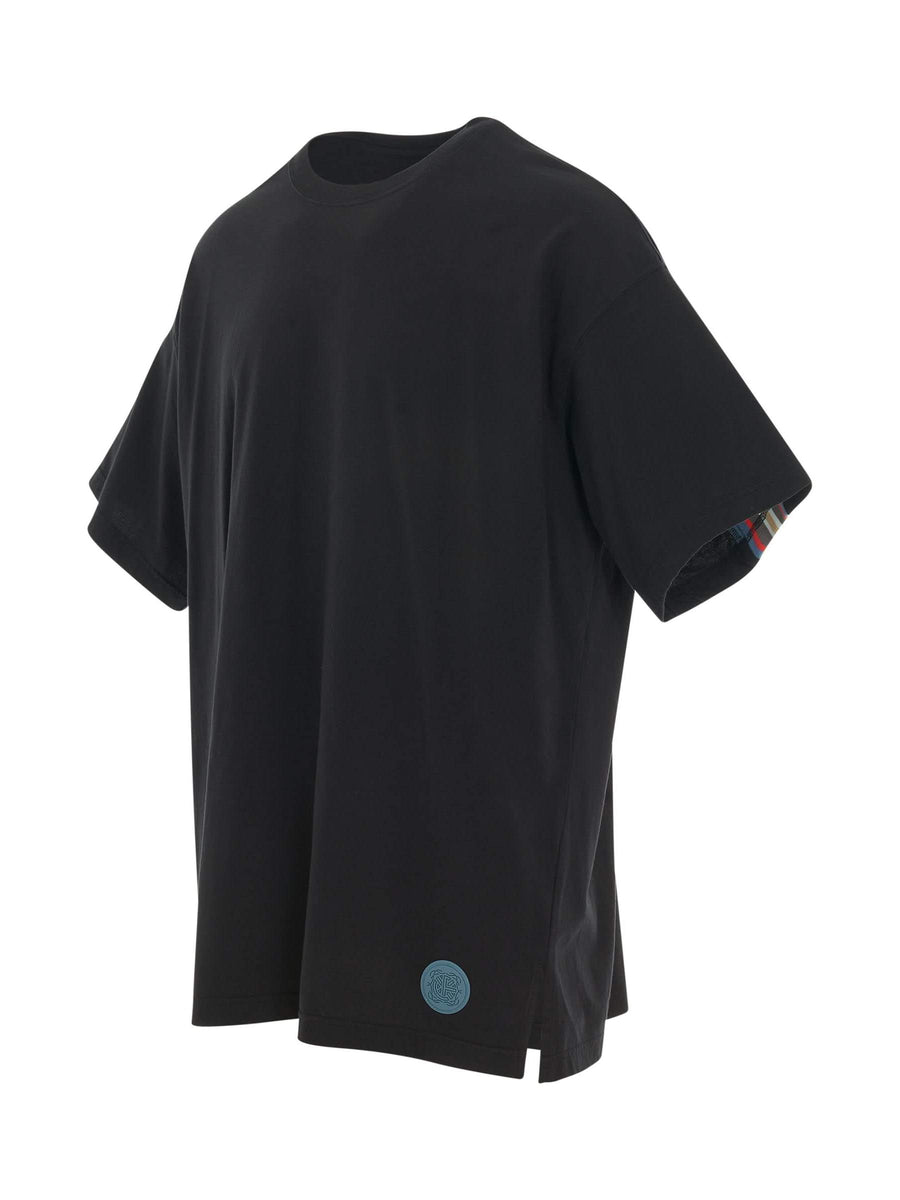 Rib Big T-Shirt in Black