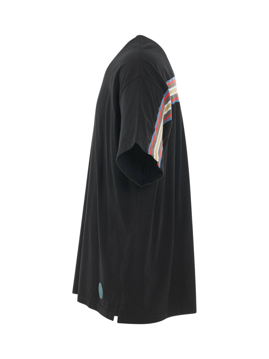Rib Big T-Shirt in Black