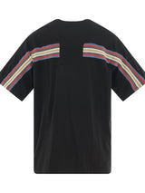ブラックのリブビッグTシャツ