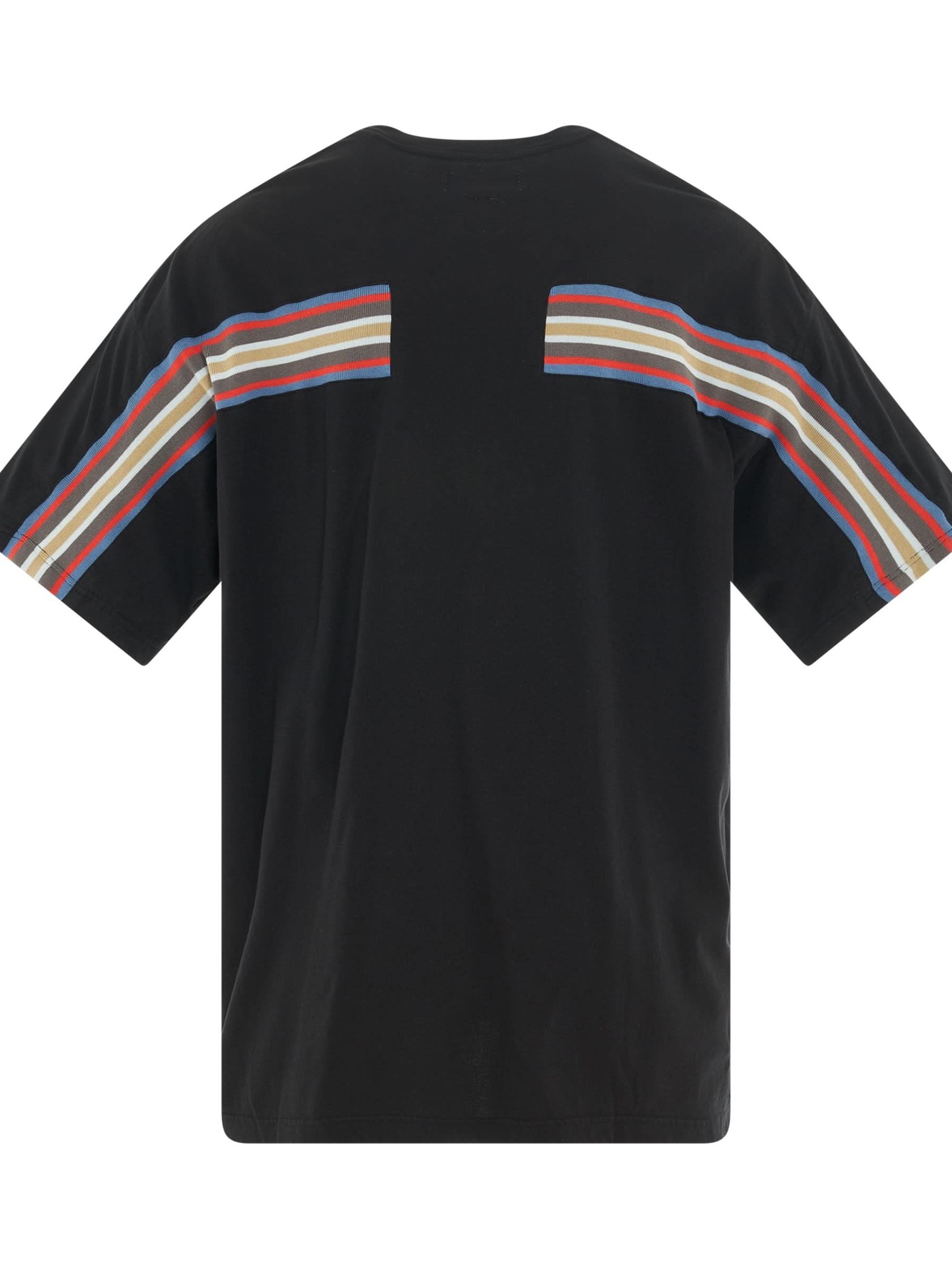 ブラックのリブビッグTシャツ