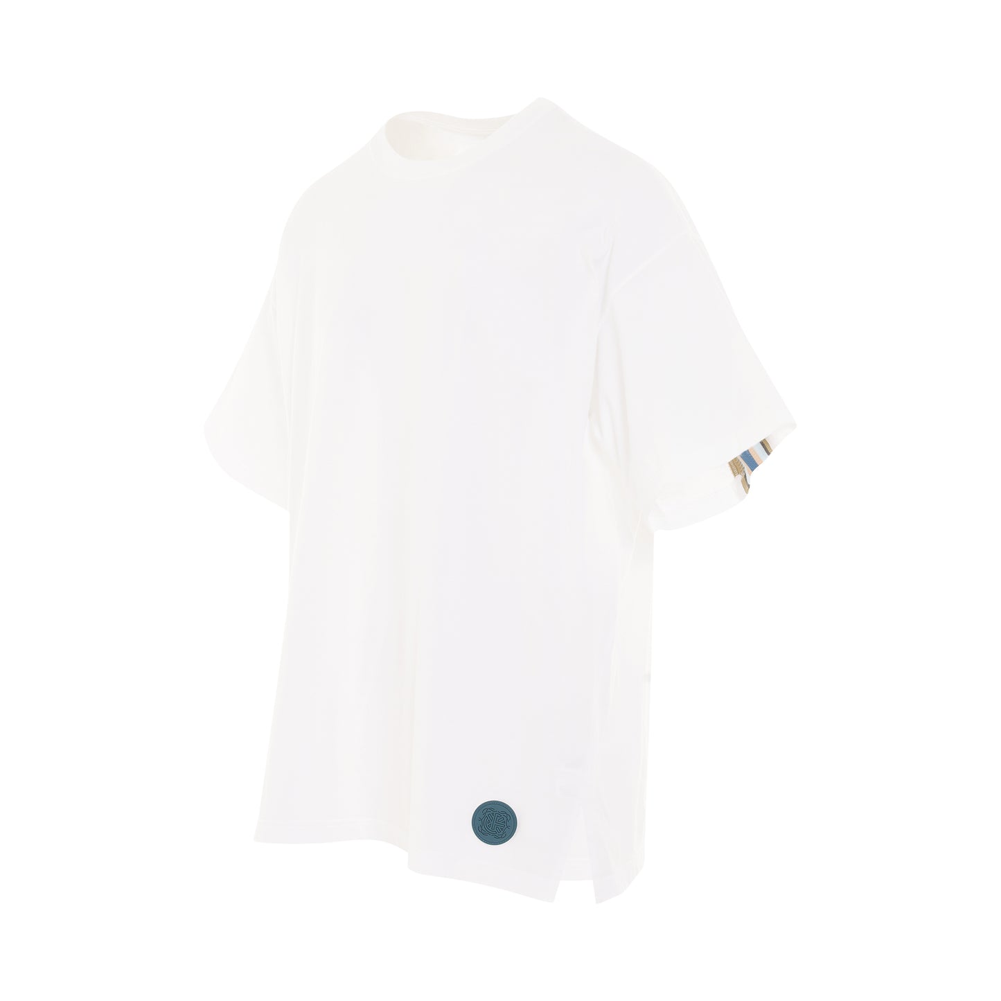 Rib Big T-Shirt in White