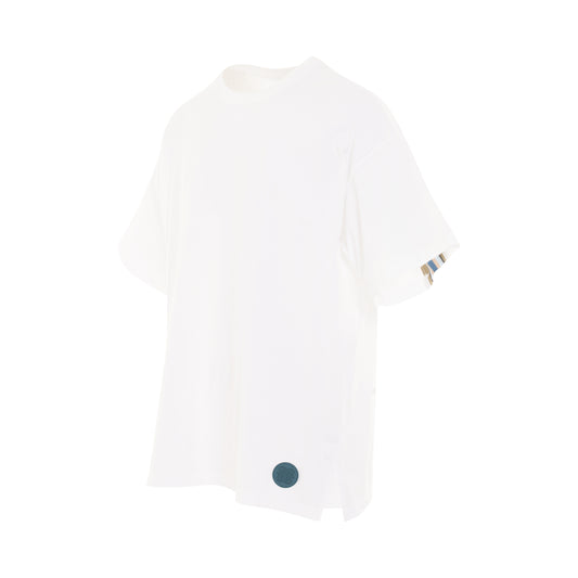 Rib Big T-Shirt in White