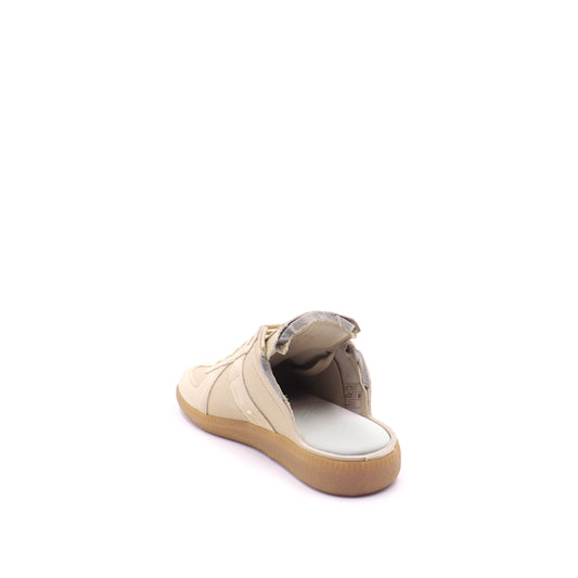 Replica Open Back Sneakers in Beige