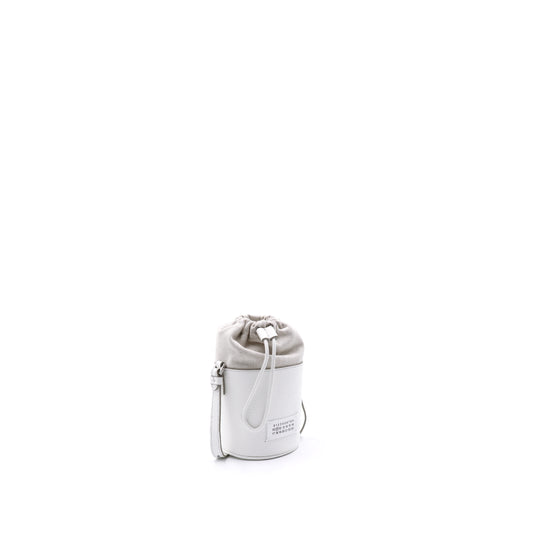 Small 5AC Bucket Bag in White