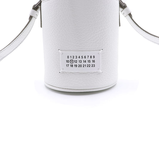 Small 5AC Bucket Bag in White