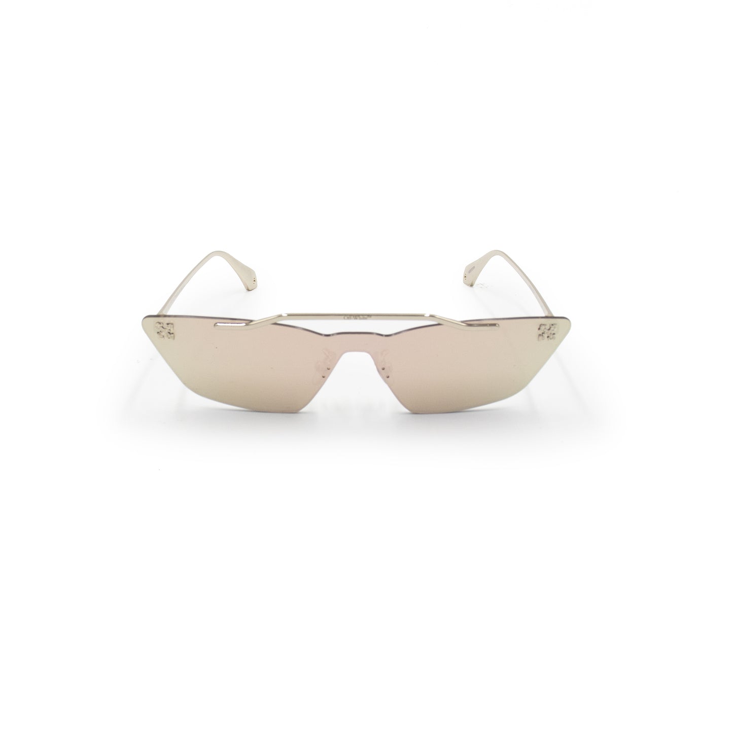 Metal Mask Sunglasses in Gold