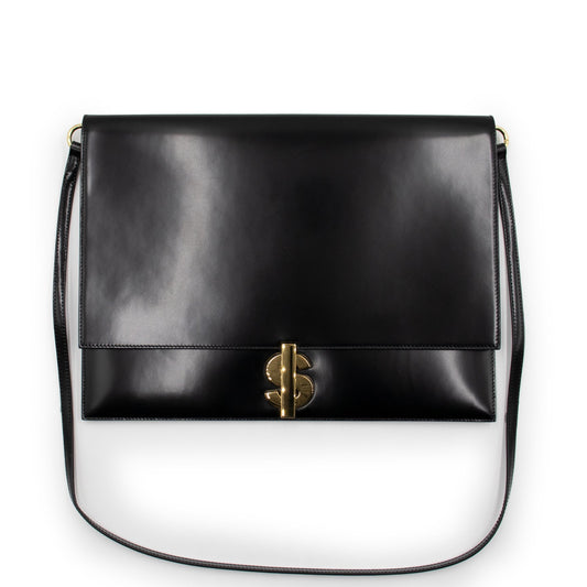 Logo Clutch in Black