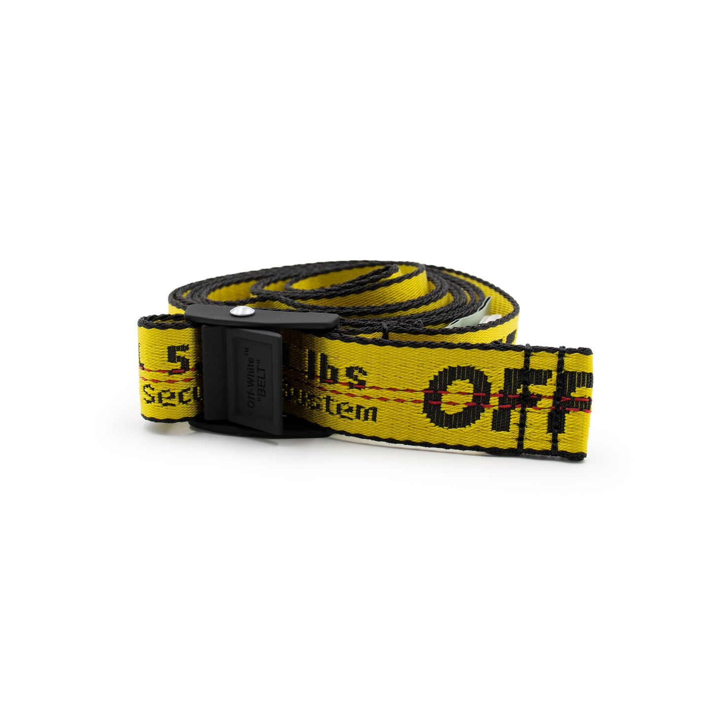 Mini Industrial Logo Belt in Yellow